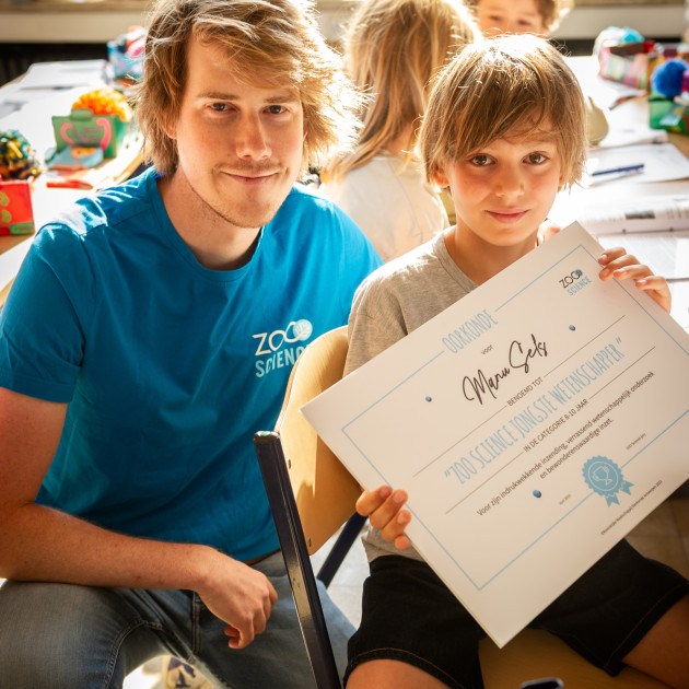 ZOO Science Jongste Wetenschapper - Manu / ZOO Science Jonas Verhulst